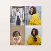 Ontwerp je eigen 4 fotocollage legpuzzel (Verticaal)
