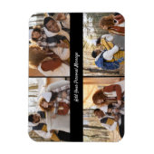 Ontwerp je eigen 4 fotocollage magneet (Verticaal)