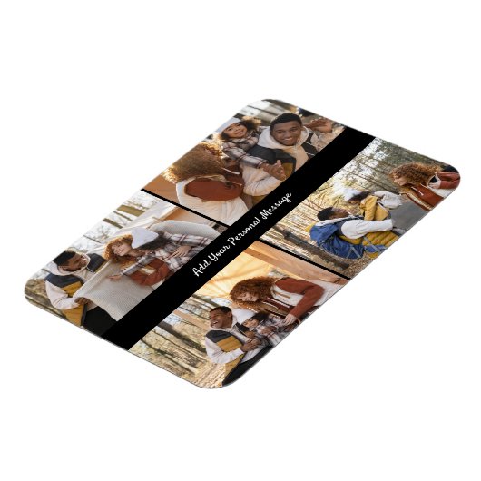 Ontwerp je eigen 4 fotocollage magneet (Linkerzijde)