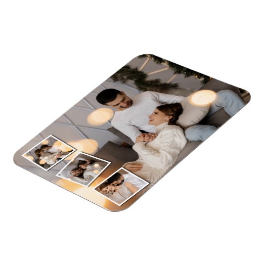 Ontwerp je eigen 4 fotocollage magneet (Linkerzijde)