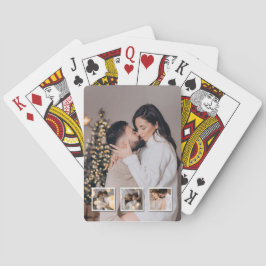 Ontwerp je eigen 4 fotocollage pokerkaarten