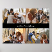 Ontwerp je eigen 4 fotocollage poster (Voorkant)