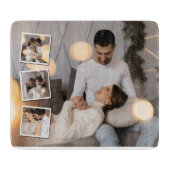 Ontwerp je eigen 4 fotocollage snijplank (Voorkant)