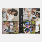 Ontwerp je eigen 4 fotocollage theedoek (Horizontaal)