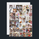 Ontwerp Je Eigen 50 Foto Collage Feestdagenkaart<br><div class="desc">Pas je fotografie aan. Je kunt dit aangepaste product maken voor speciale gelegenheden zoals huwelijken,  verjaardagen,  Kerstmis,  Feestdagen,  Herdenkingen,  Afstuderen,  Jubileum en meer. Het kan ook worden gegeven als een cadeau aan je beste vriend,  goede vriend,  familie en verwanten.</div>