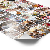 Ontwerp je eigen 50 fotocollage foto afdruk (Hoek)