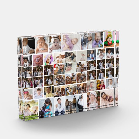 Ontwerp je eigen 50 fotocollage fotoblokken (Links)