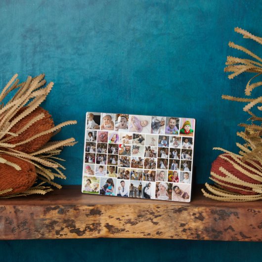 Ontwerp je eigen 50 fotocollage fotoplaat (Zijkant)