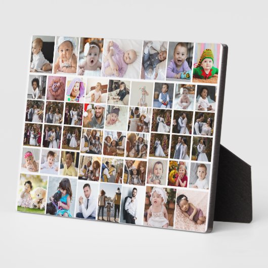 Ontwerp je eigen 50 fotocollage fotoplaat (Zijkant)