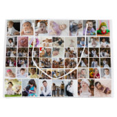Ontwerp je eigen 50 fotocollage groot cadeauzakje (Voorkant)