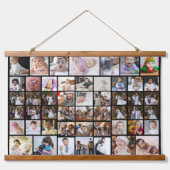 Ontwerp je eigen 50 fotocollage hangend wandkleed (Voorkant 2)