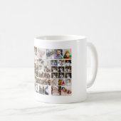 Ontwerp je eigen 50 fotocollage koffiemok (Voorkant rechts)