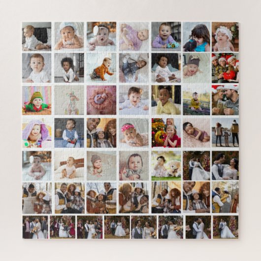 Ontwerp je eigen 50 fotocollage legpuzzel (Verticaal)