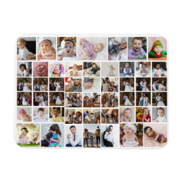 Ontwerp je eigen 50 fotocollage magneet