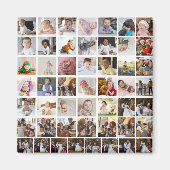 Ontwerp je eigen 50 fotocollage magneet (Voorkant)