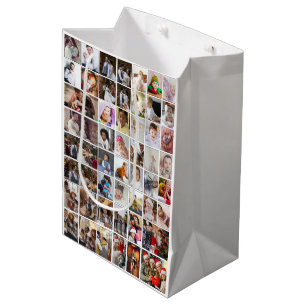Ontwerp je eigen 50 fotocollage medium cadeauzakje
