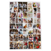 Ontwerp je eigen 50 fotocollage medium cadeauzakje (Voorkant)