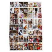 Ontwerp je eigen 50 fotocollage medium cadeauzakje (Achterkant)