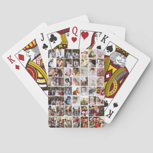 Ontwerp je eigen 50 fotocollage pokerkaarten (Achterkant)