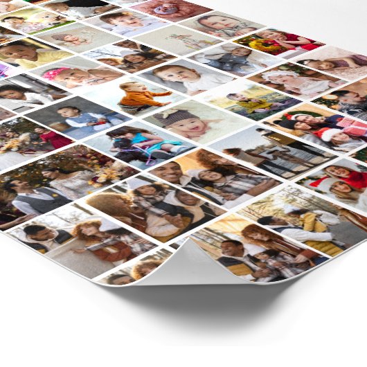 Ontwerp je eigen 50 fotocollage poster (Hoek)