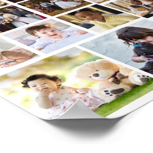 Ontwerp je eigen 50 fotocollage poster (Hoek)