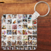 Ontwerp je eigen 50 fotocollage sleutelhanger (Achterkant)