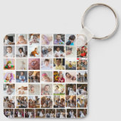 Ontwerp je eigen 50 fotocollage sleutelhanger (Achterkant)