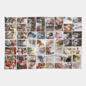 Ontwerp je eigen 50 fotocollage theedoek (Horizontaal)