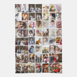 Ontwerp je eigen 50 fotocollage theedoek