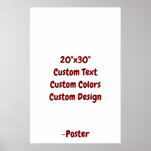 Ontwerp Je Eigen 50x75cm Mat Poster