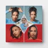Ontwerp Je Eigen 5 Foto Collage Fotoplaat (Voorkant)
