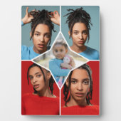 Ontwerp Je Eigen 5 Foto Collage Fotoplaat (voorkant)