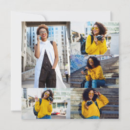 Ontwerp Je Eigen 5 Foto Collage Kaart