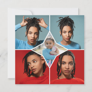 Ontwerp Je Eigen 5 Foto Collage Kaart