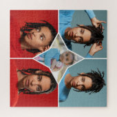 Ontwerp Je Eigen 5 Foto Collage Legpuzzel (Horizontaal)