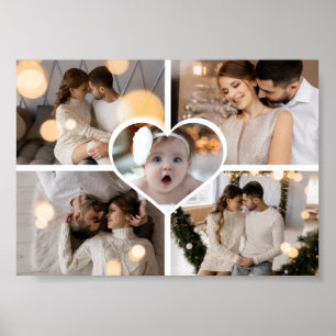 Ontwerp Je Eigen 5 Foto Collage Poster