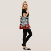 Ontwerp Je Eigen 5 Foto Collage Tote Bag (Op model)