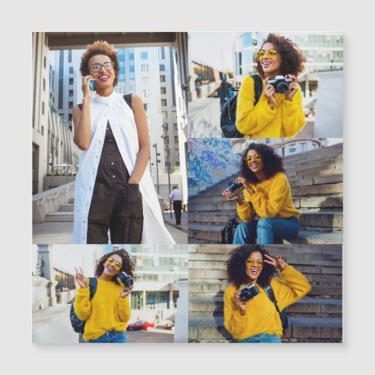 Ontwerp je eigen 5 fotocollage (Voorkant)