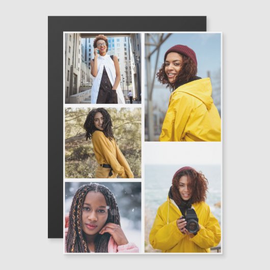 Ontwerp je eigen 5 fotocollage (Voorkant / Achterkant)