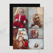 Ontwerp je eigen 5 fotocollage aankondiging (Voorkant / Achterkant)