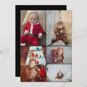 Ontwerp je eigen 5 fotocollage aankondiging (Voorkant / Achterkant)