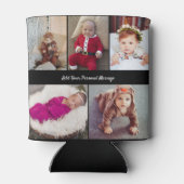 Ontwerp je eigen 5 fotocollage blikjeskoeler (Achterkant)