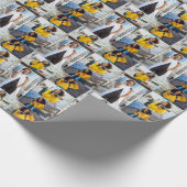 Ontwerp je eigen 5 fotocollage cadeaupapier (Hoek)