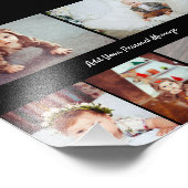 Ontwerp je eigen 5 fotocollage foto afdruk (Hoek)