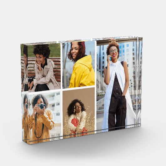 Ontwerp je eigen 5 fotocollage fotoblokken (Links)