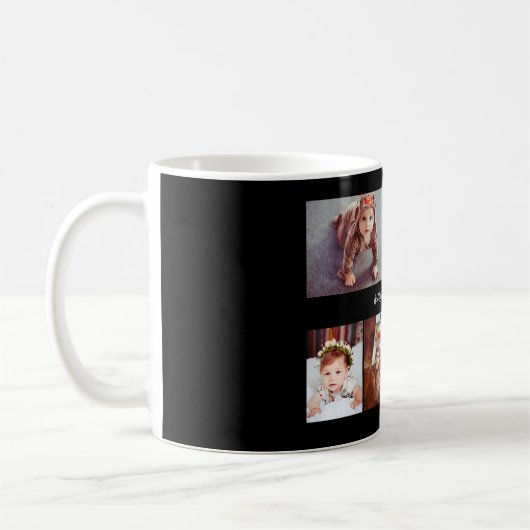 Ontwerp je eigen 5 fotocollage koffiemok (Links)