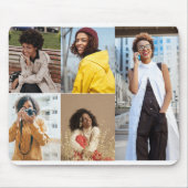 Ontwerp je eigen 5 fotocollage muismat (Voorkant)