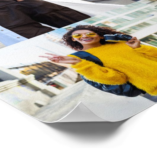 Ontwerp je eigen 5 fotocollage poster (Hoek)