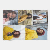 Ontwerp je eigen 5 fotocollage theedoek (Horizontaal)