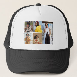 Ontwerp je eigen 5 fotocollage trucker pet